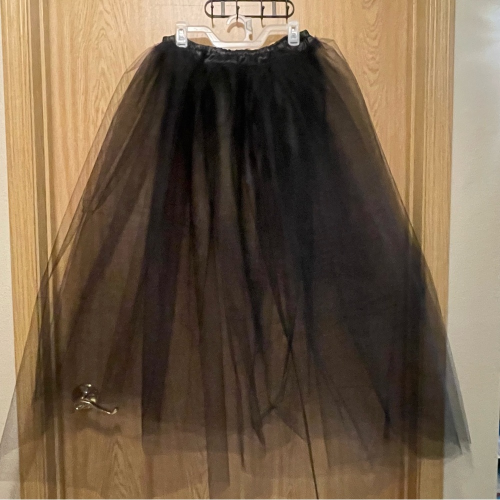 Tulle gothic ballerina skirt sheer fits small to large